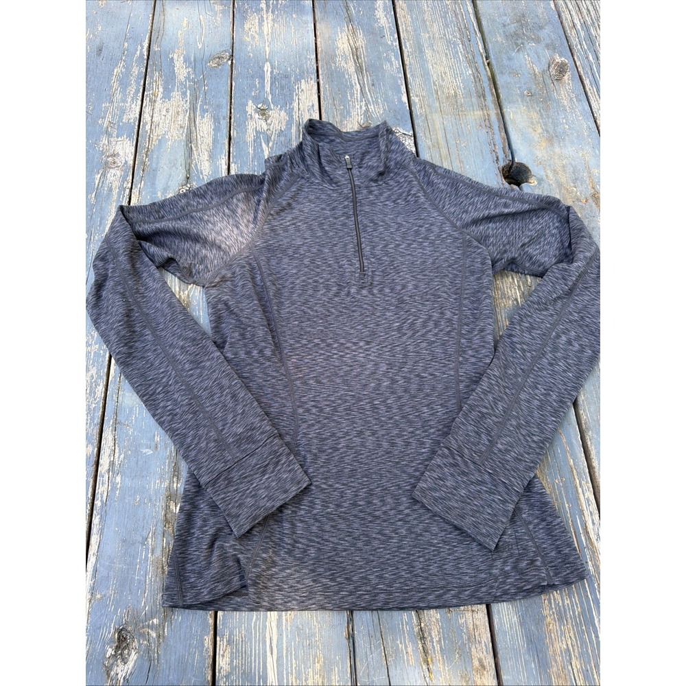 REI CO-OP Midweight Base Layer Half Zip 1/2 Pullover Top Purple Womens~ Small